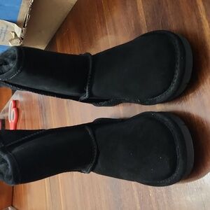 BearPaw Black Kids Rain & Snow Boots